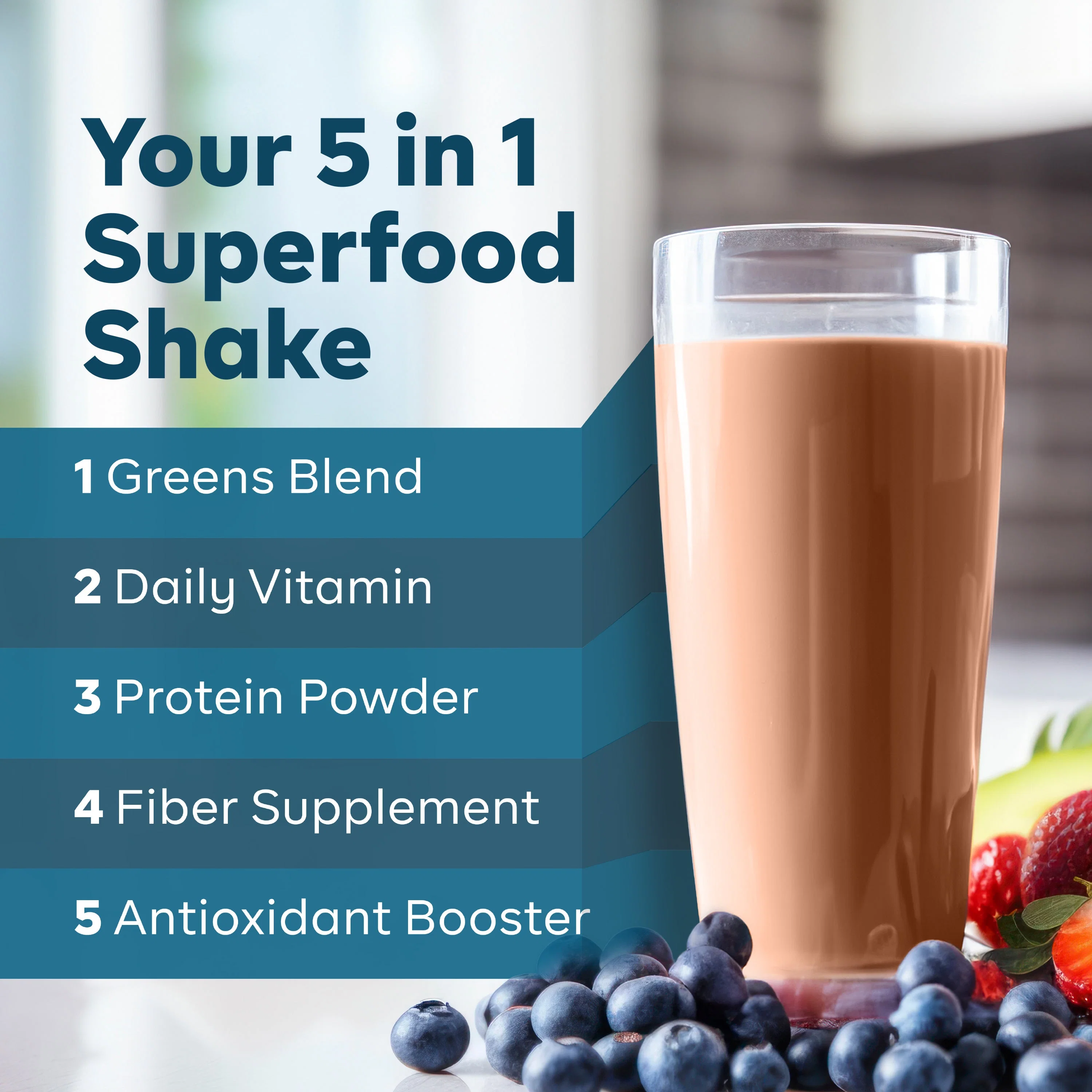 Superfood Ultimate Nutrition Shake - Natural, 90 Calories - Image 4