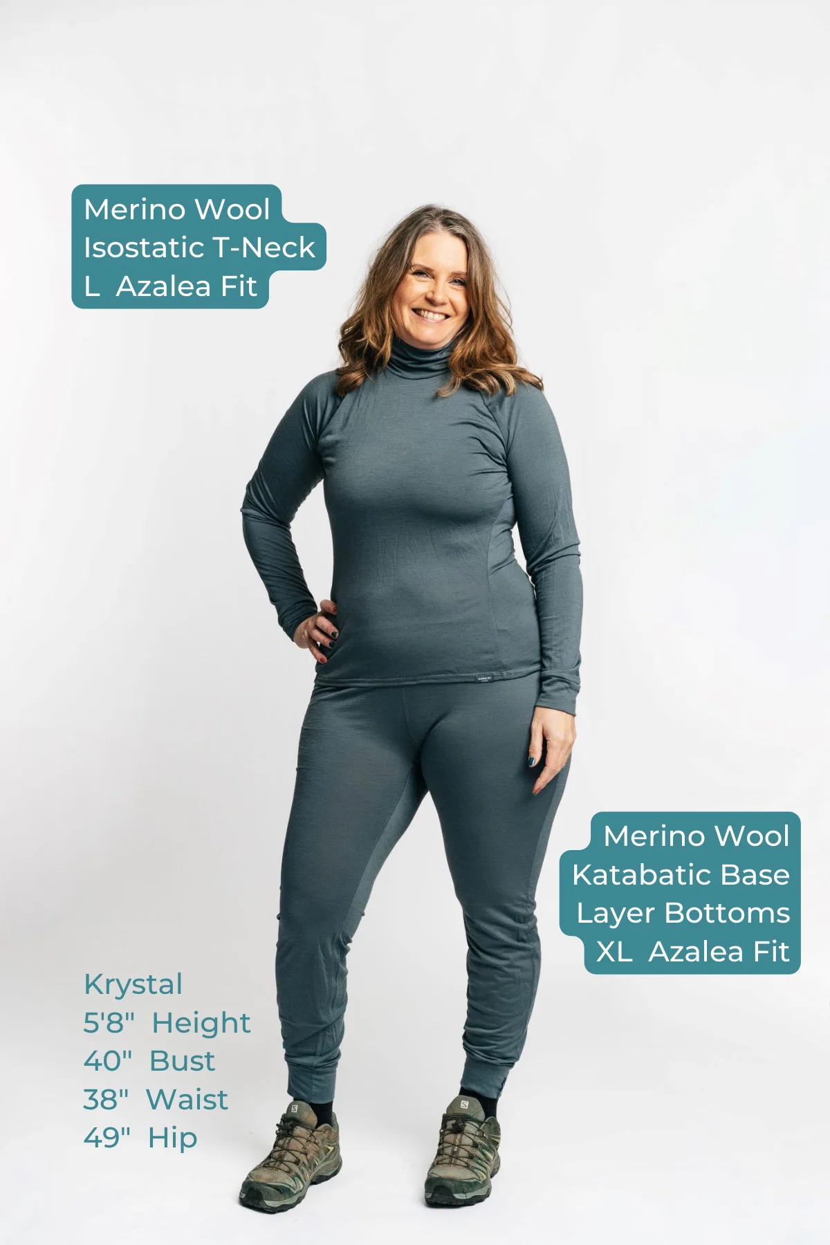 Merino Wool Isostatic Performance T-Neck Top - Image 13