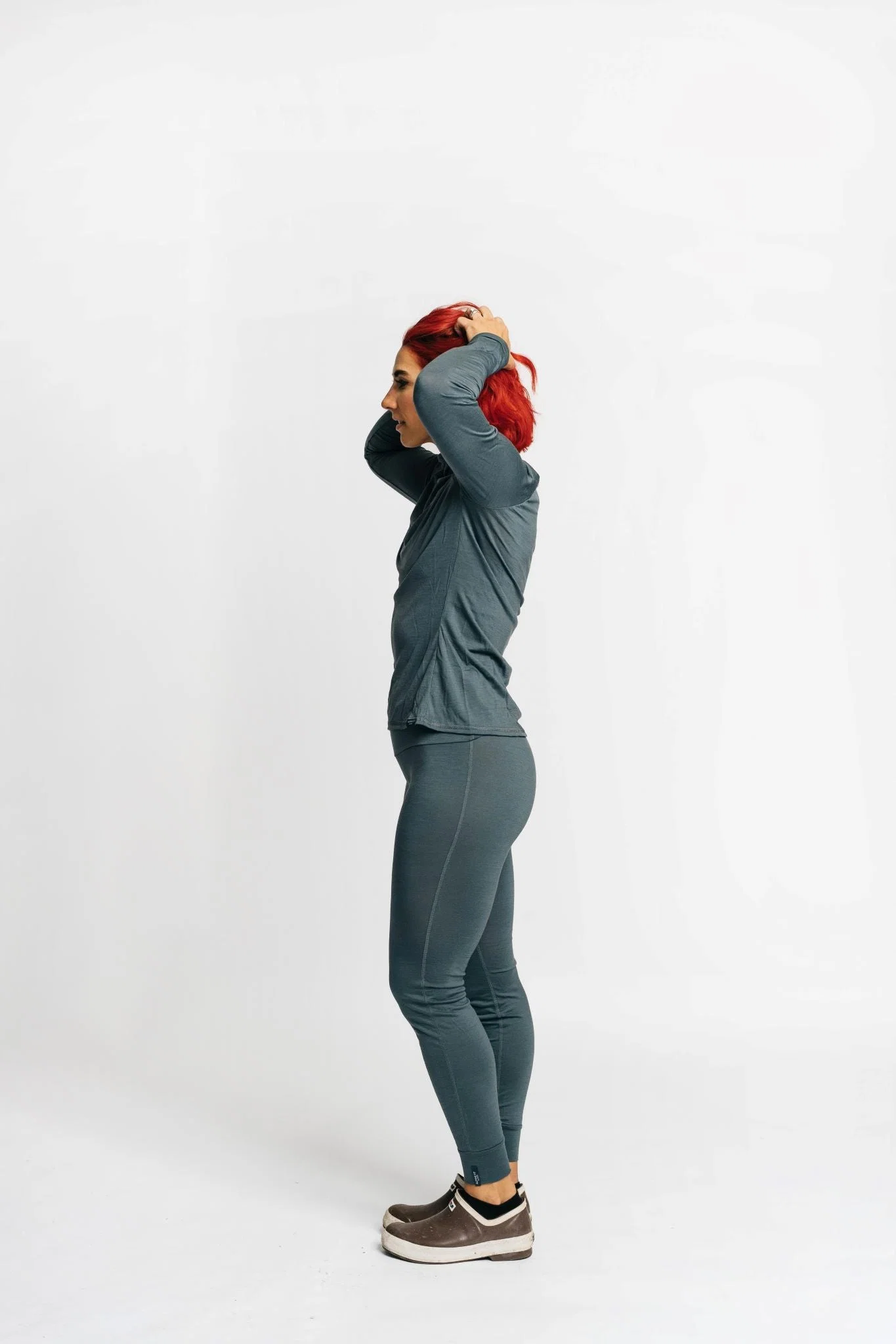 Merino Wool Isostatic Performance T-Neck Top - Image 16