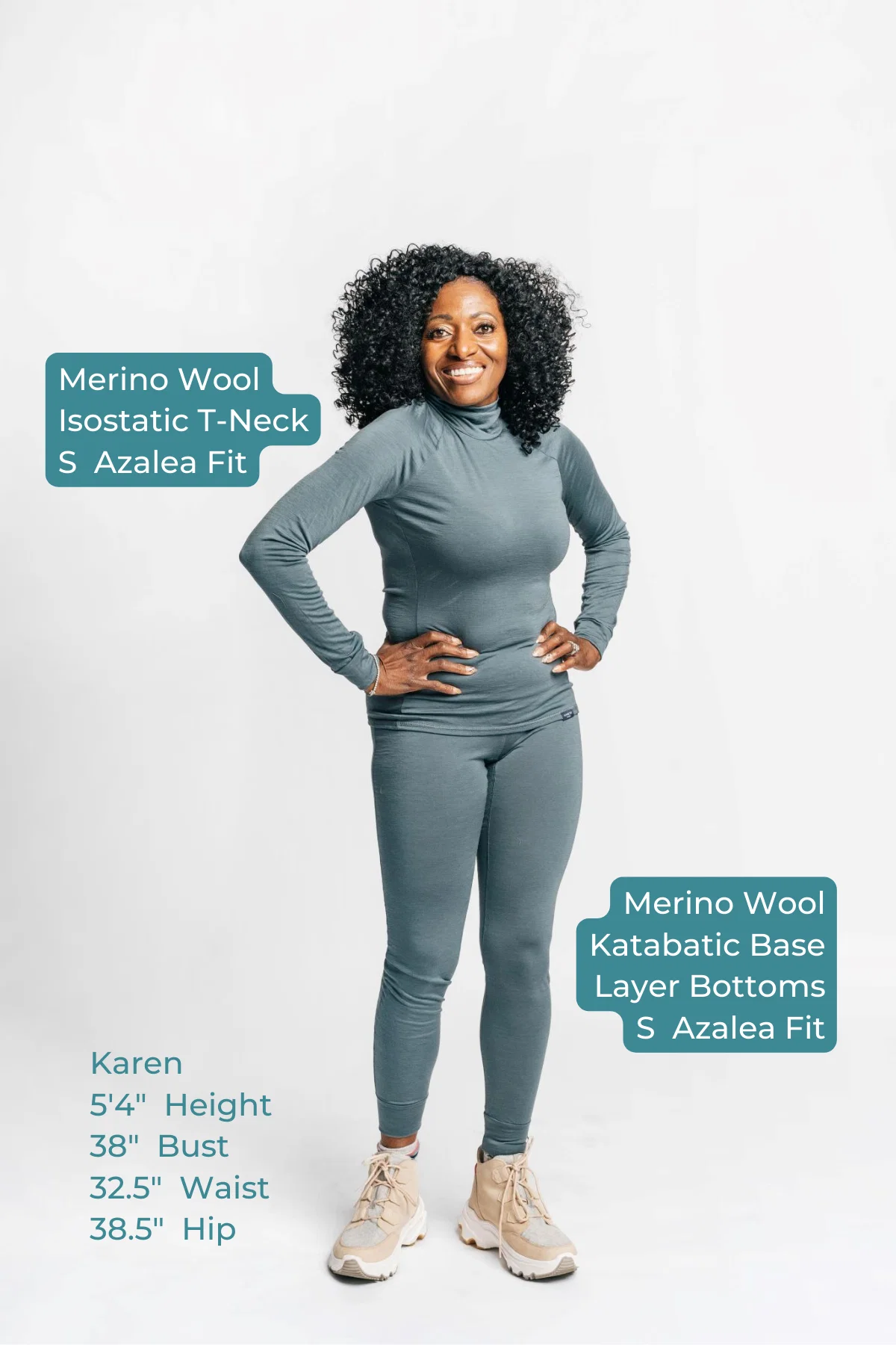 Merino Wool Isostatic Performance T-Neck Top - Image 17