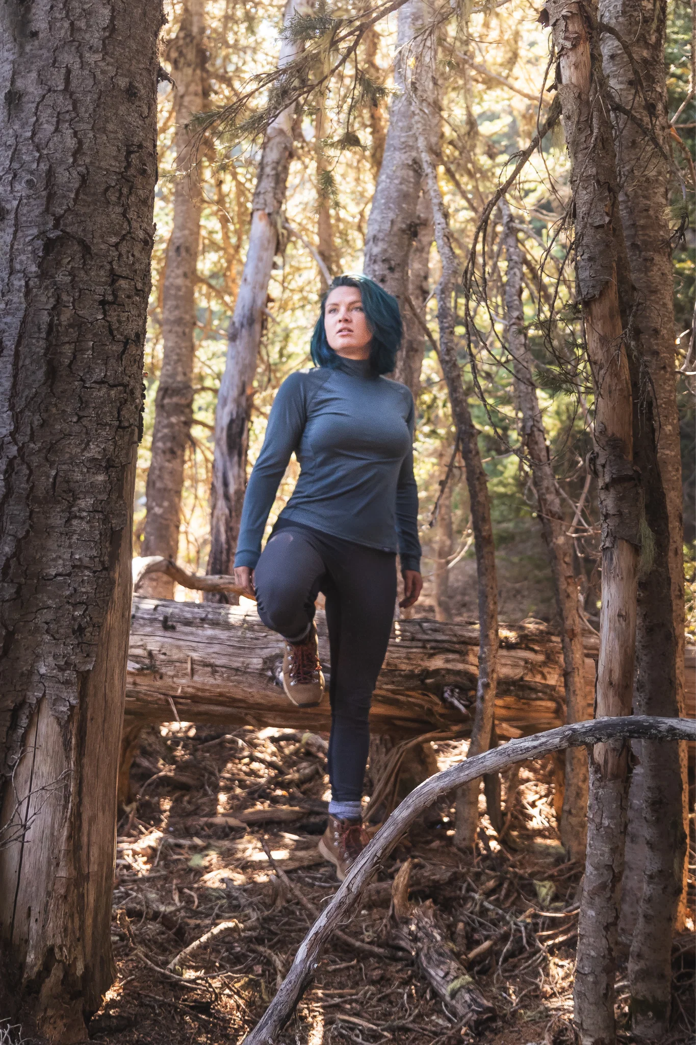 Merino Wool Isostatic Performance T-Neck Top - Image 20