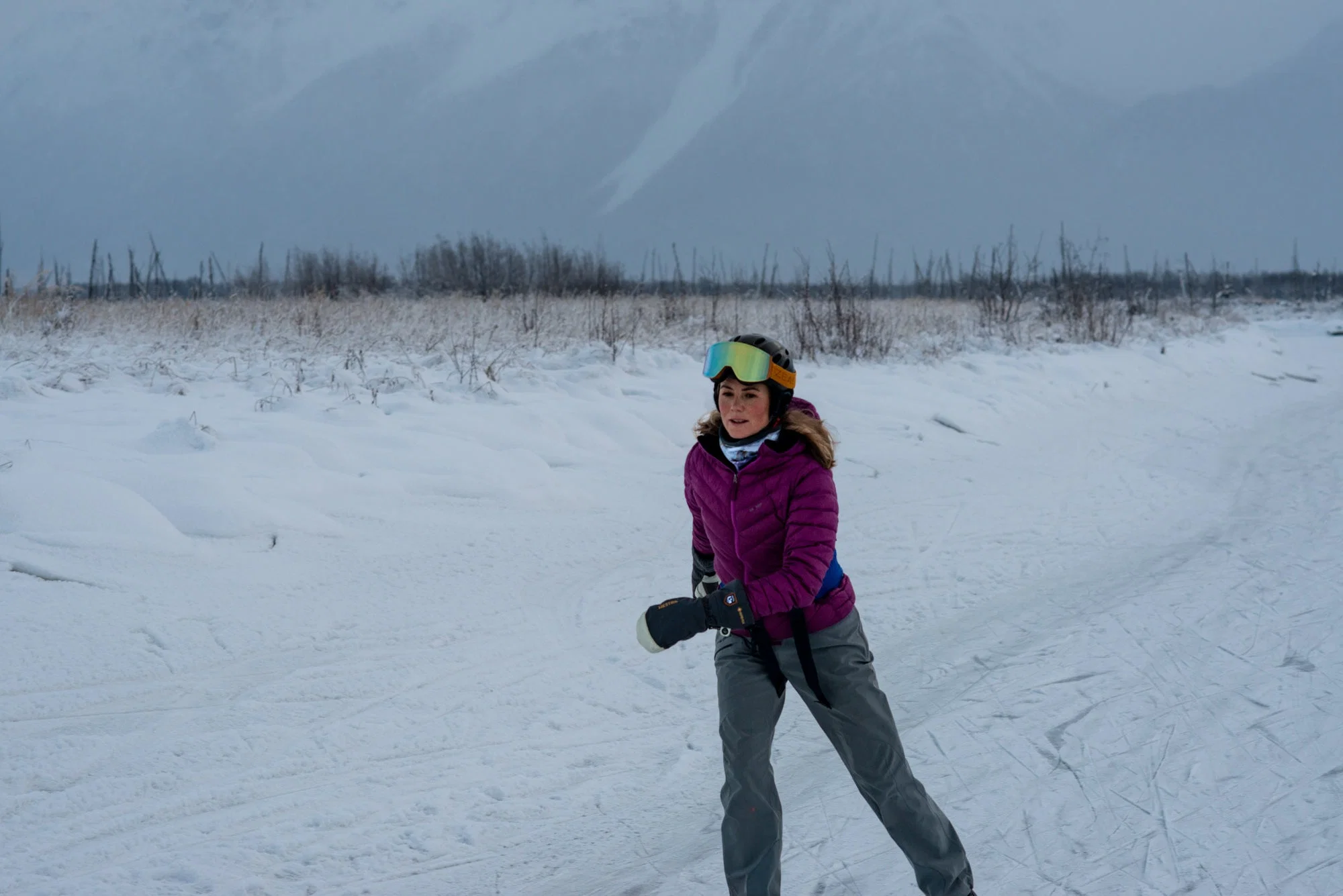 Mountain Recycled Fleece V Front Neck Warmer - Image 19