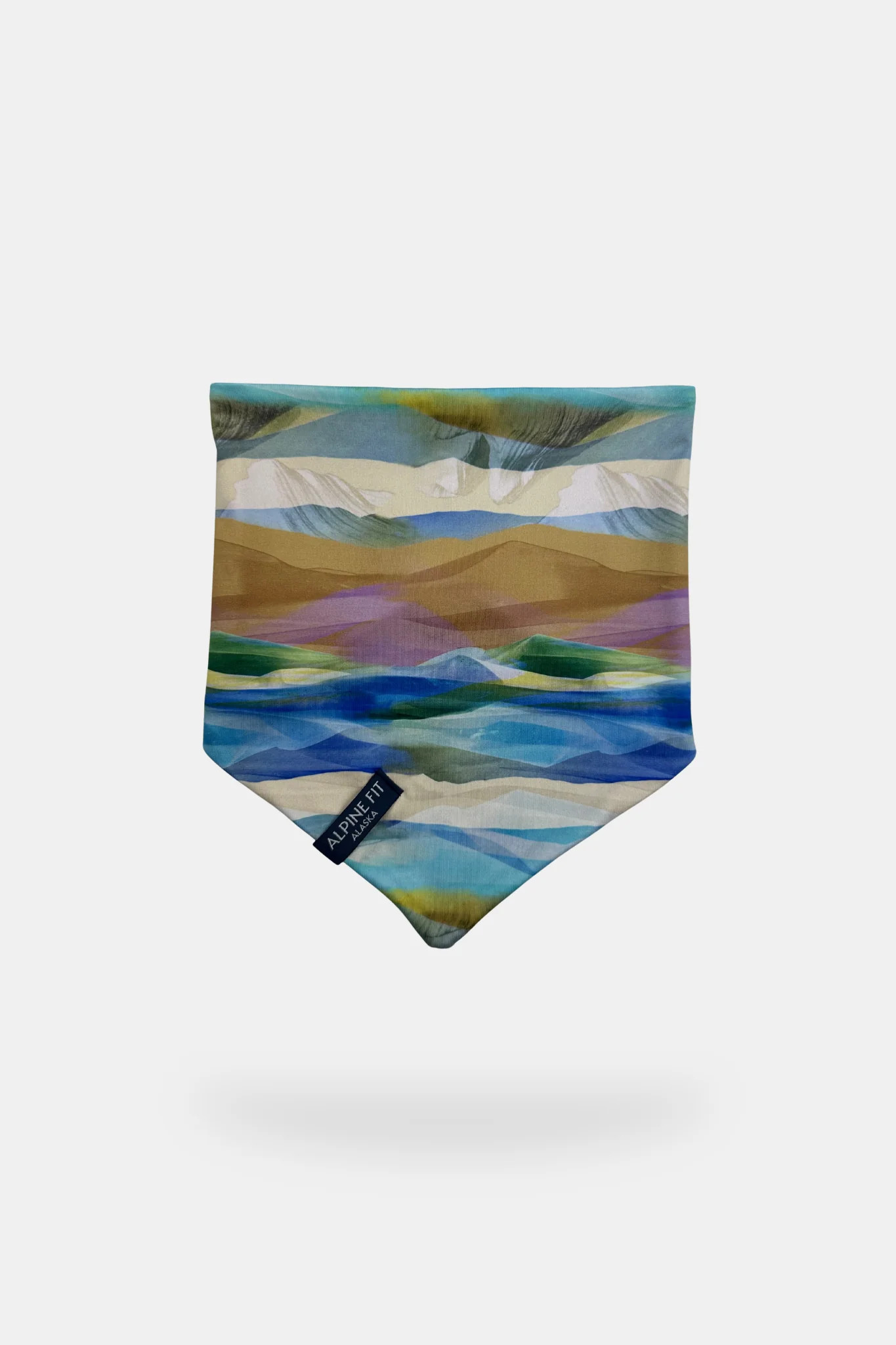 Mountain Recycled Fleece V Front Neck Warmer - Image 4