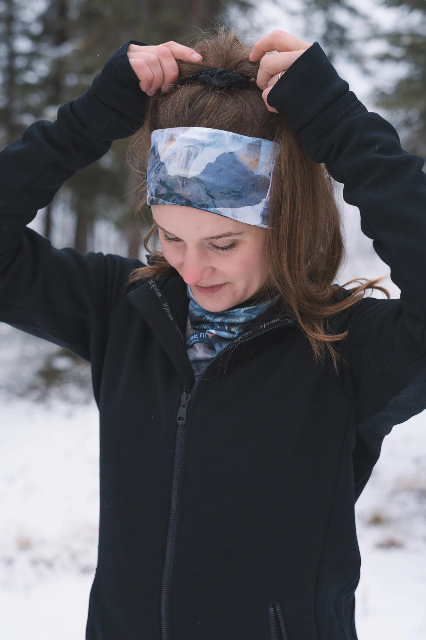 Trailhead Cozy Recycled Fleece Headband - Image 17
